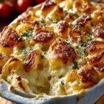 Three Cheese Pasta Bake