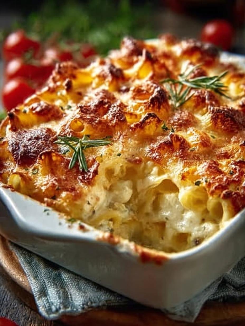 Irresistible Three Cheese Pasta Bake for Comfort Food Lovers - Three Cheese Pasta Bake - additional detail