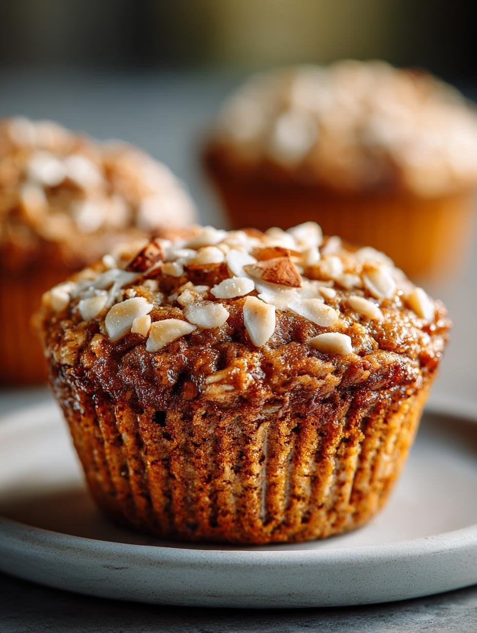 Almond Butter Oatmeal Muffins: 12 Deliciously Healthy Treats