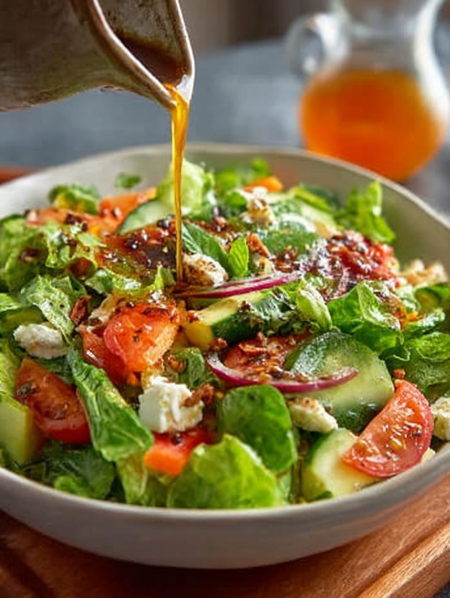 Autumn Chopped Salad with Apple Cider Vinaigrette Delight