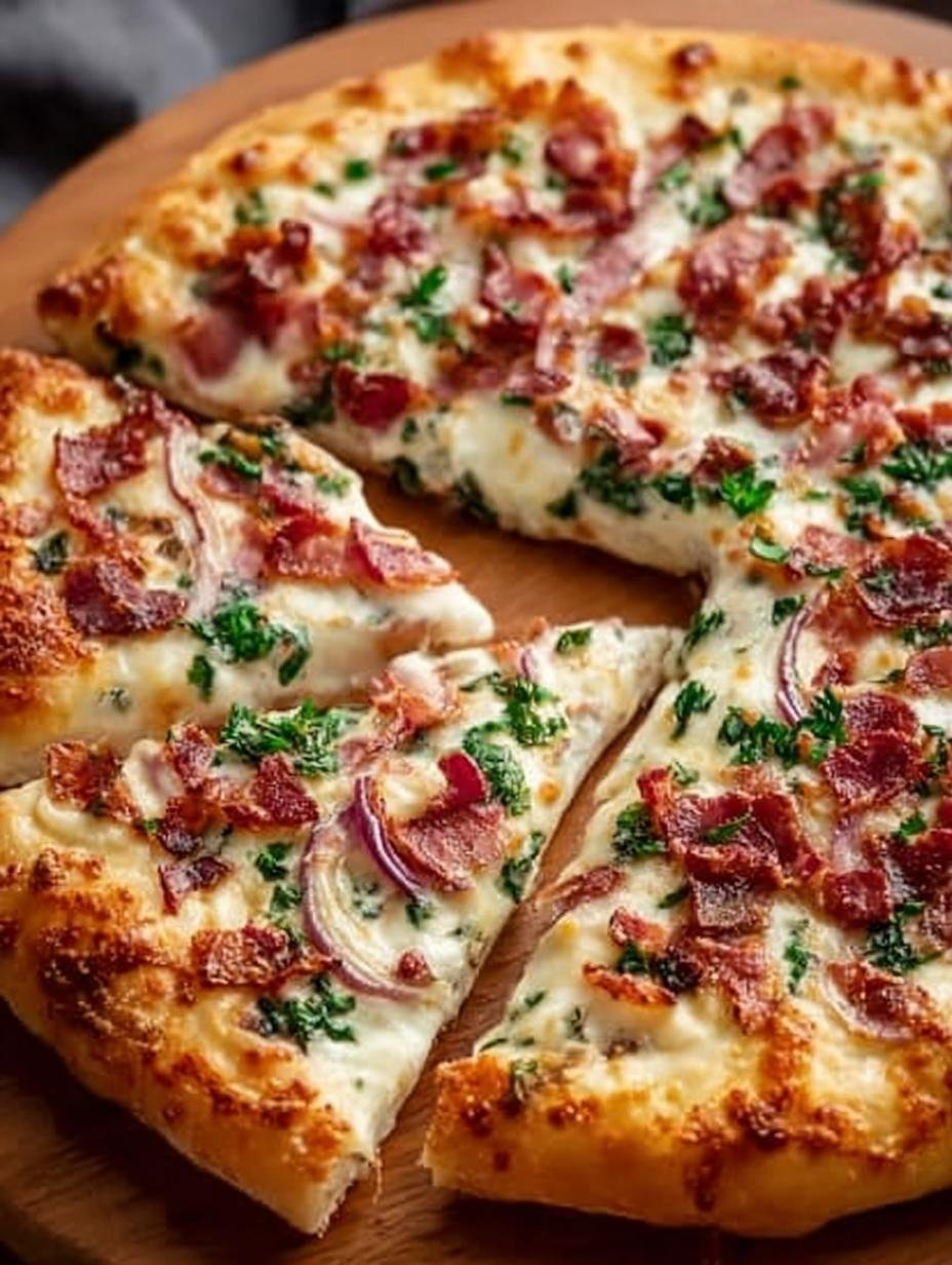 Bacon Alfredo Pizza Incredible: 7 Reasons to Love It - Bacon Alfredo Pizza Incredible - additional detail