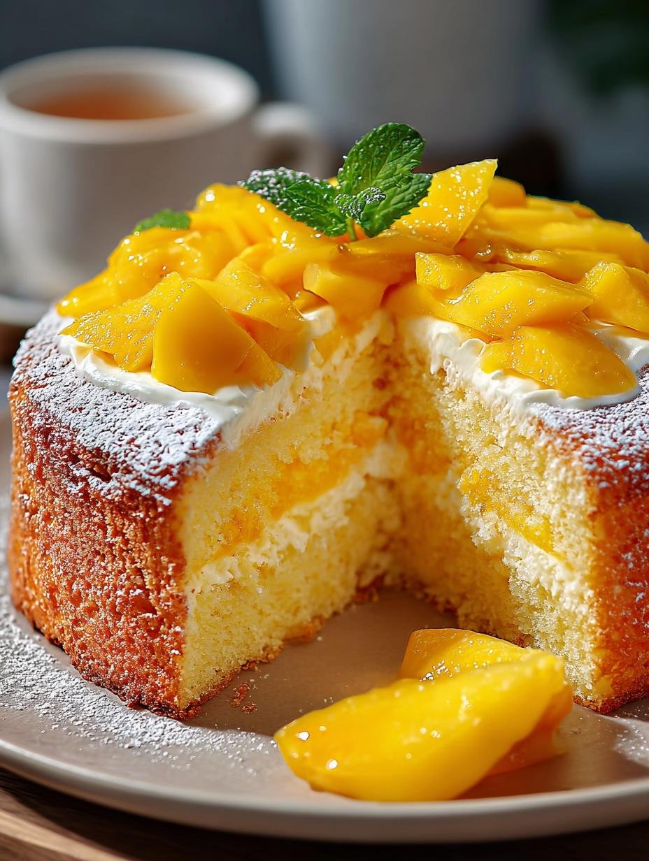 Bake Softest Mango Cake