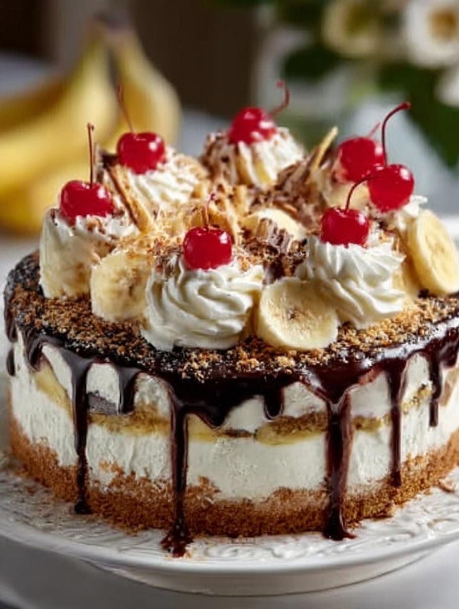 Banana Split Torte Incredible: 8 Layers of Delight