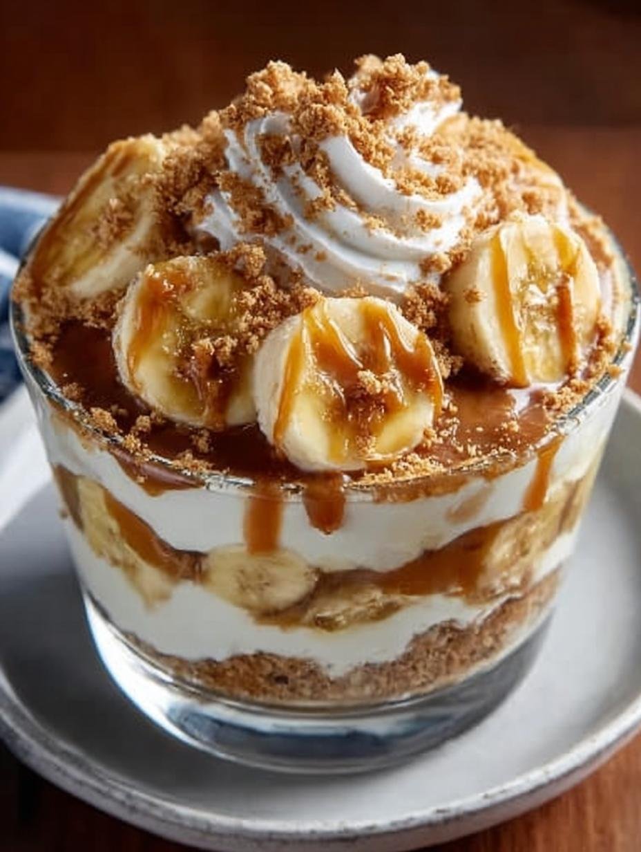 Biscoff Banana Pudding with