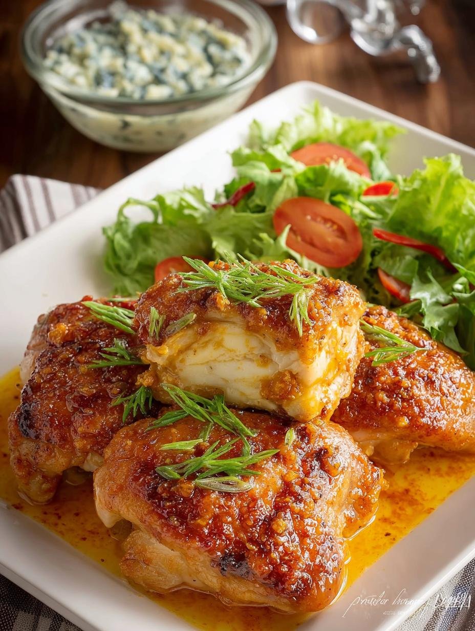 Delicious Buffalo Chicken Thighs Ready in 30 Minutes