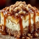 Caramel Apple Cheesecake Bars
