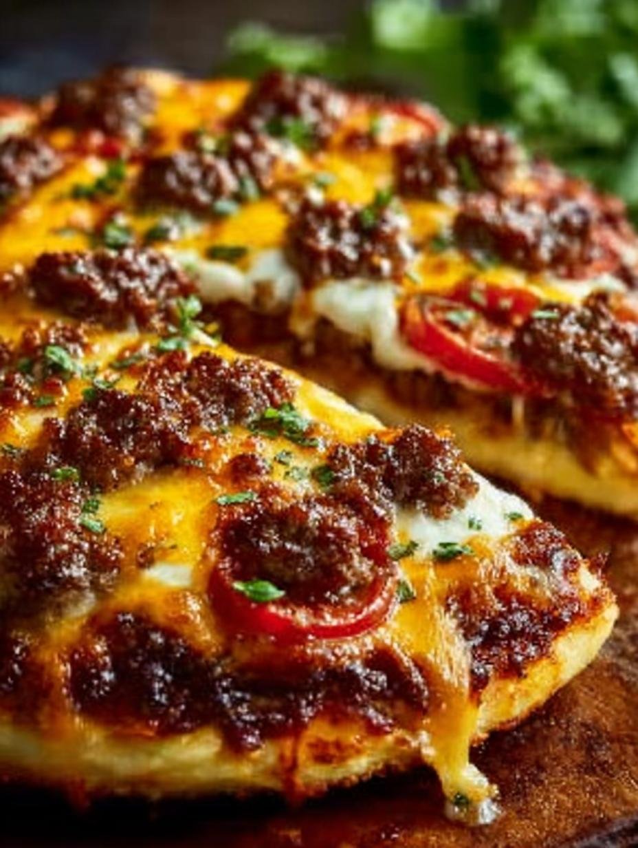 Cheeseburger Pizza That Will Impress Your Taste Buds - Cheeseburger Pizza That Will - main visual representation