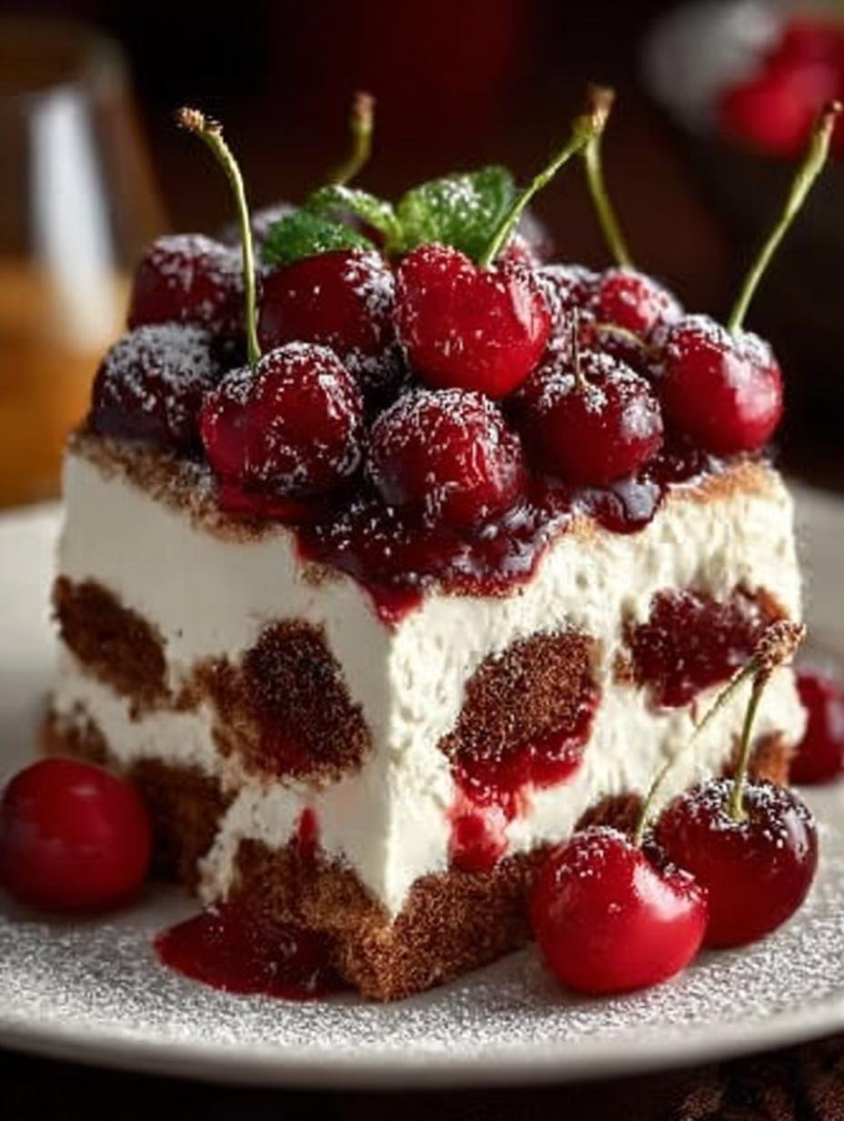 Cherry Amaretto Tiramisu Incredible Delight for You - Cherry Amaretto Tiramisu Incredible - main visual representation