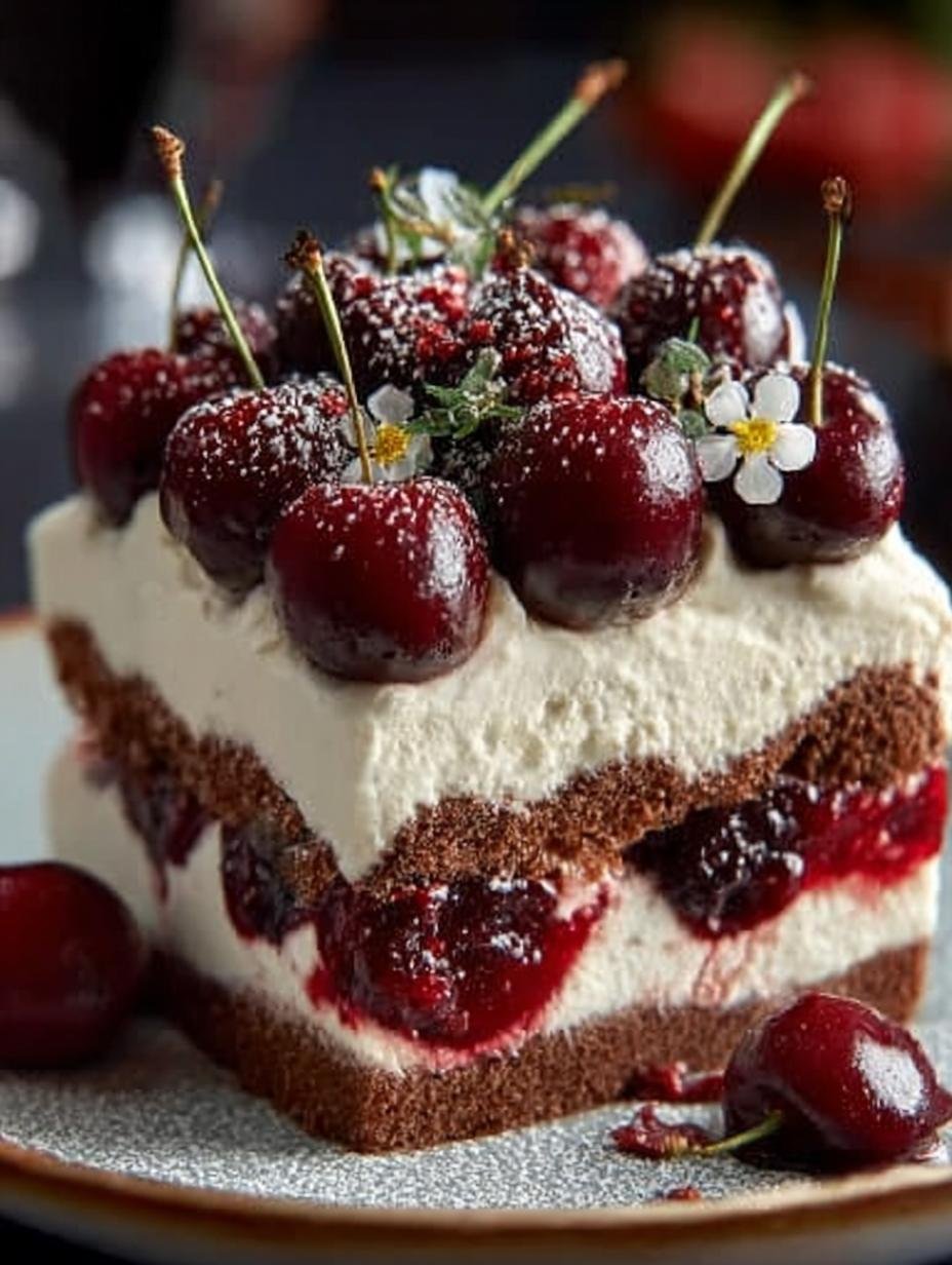 Cherry Amaretto Tiramisu Incredible Delight for You