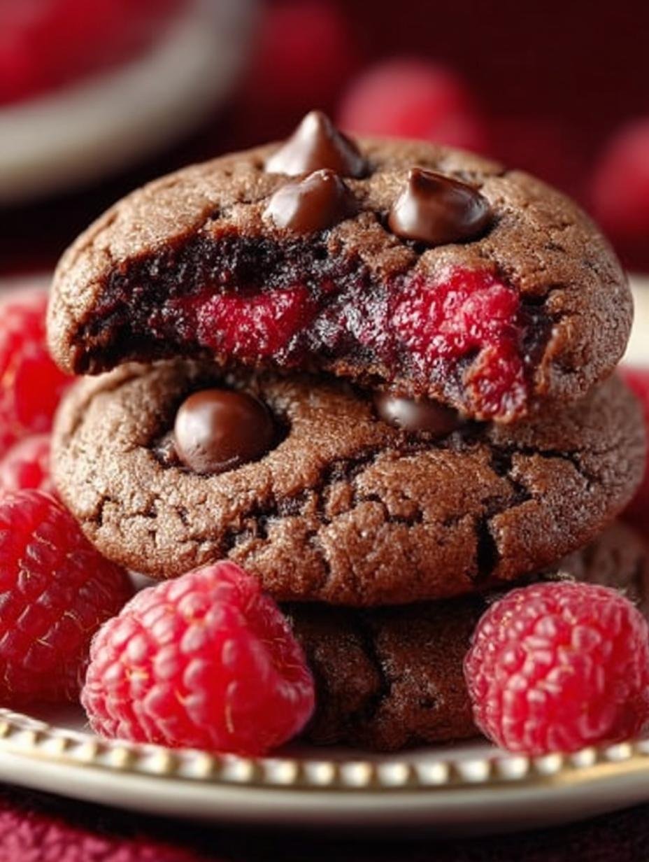 Chocolate Raspberry Delight Cookies: 10 Ways to Indulge - Chocolate Raspberry Delight Cookies - additional detail