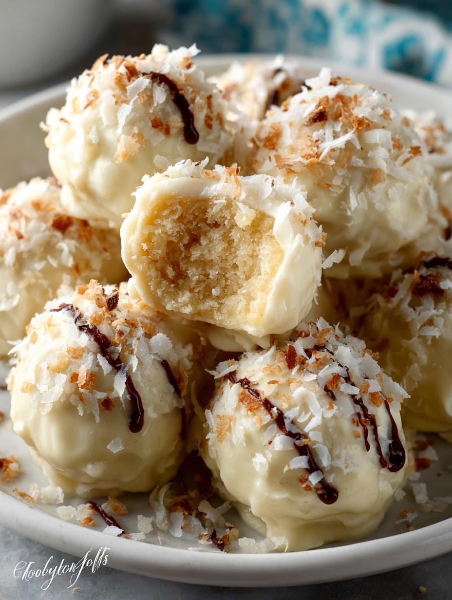Delicious Coconut Cream Truffles: 12 Easy Steps - Coconut Cream Truffles - main visual representation