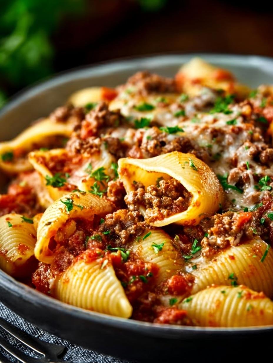 Delicious Creamy Beef Shells: A Comfort Food Classic - Creamy Beef Shells - additional detail