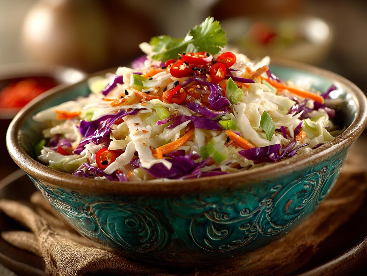 Crunchy Asian Cabbage Salad: 5 Reasons to Love It - Crunchy Asian Cabbage Salad - main visual representation