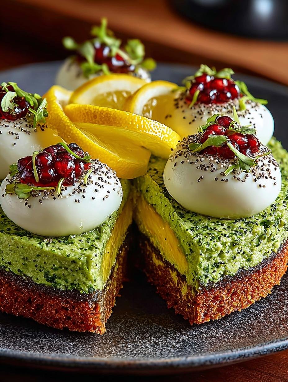 Delightful Avocado Lemon Poppy Seed Cake Recipe