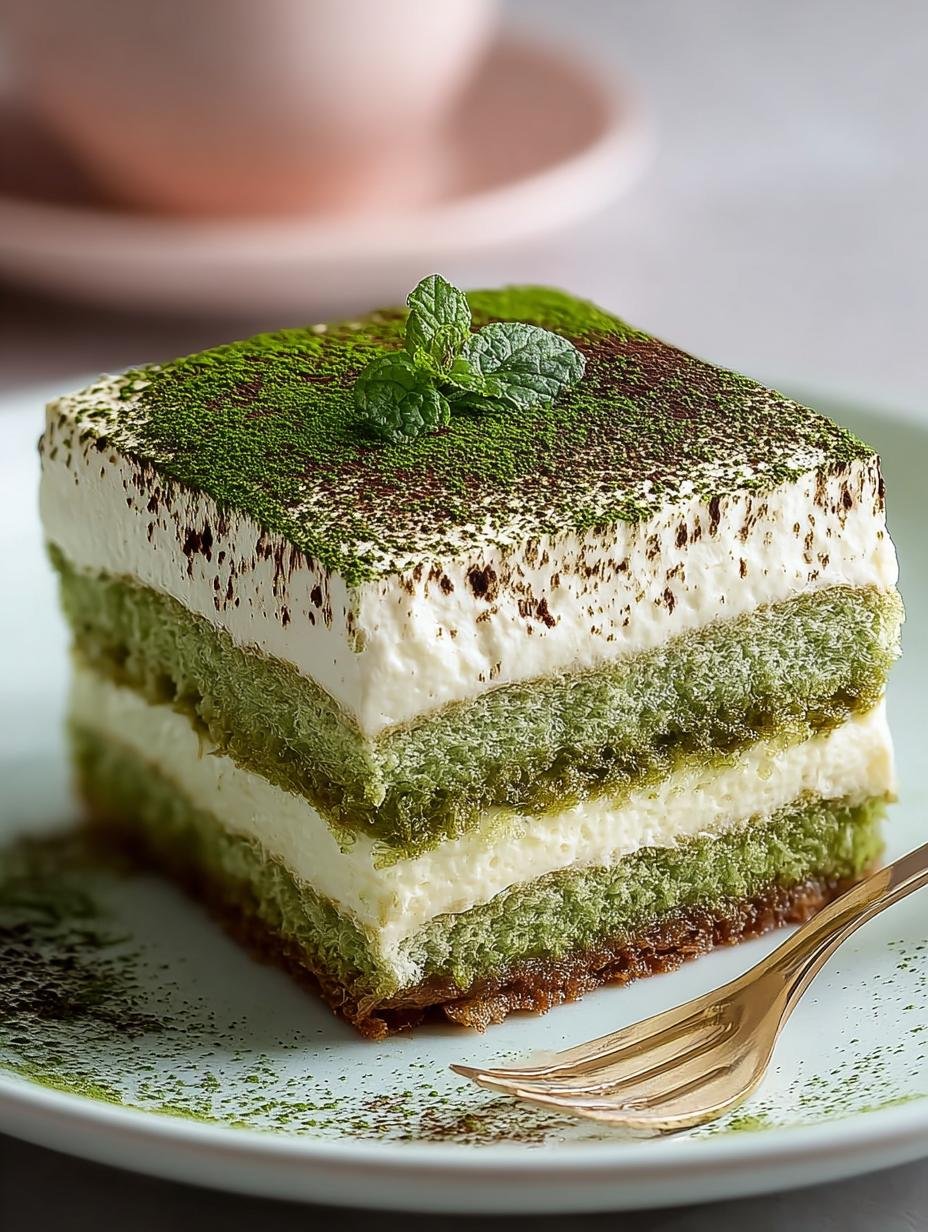 Delightful Patricks Day Matcha Tiramisu Recipe - Delightful Patricks Day Matcha - additional detail