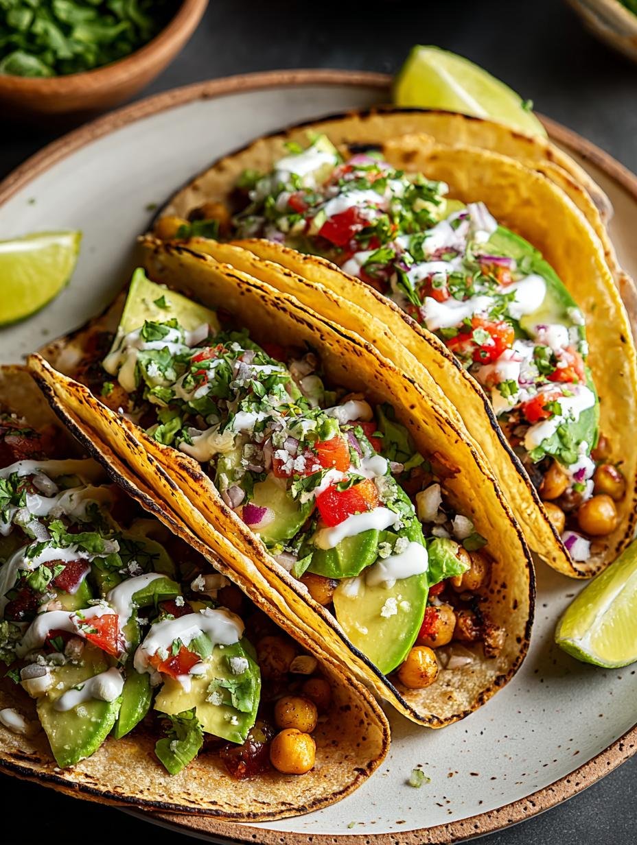 Flavorful Chickpea Avocado Tacos: 5 Easy Steps to Delight - Flavorful Chickpea Avocado Tacos - main visual representation