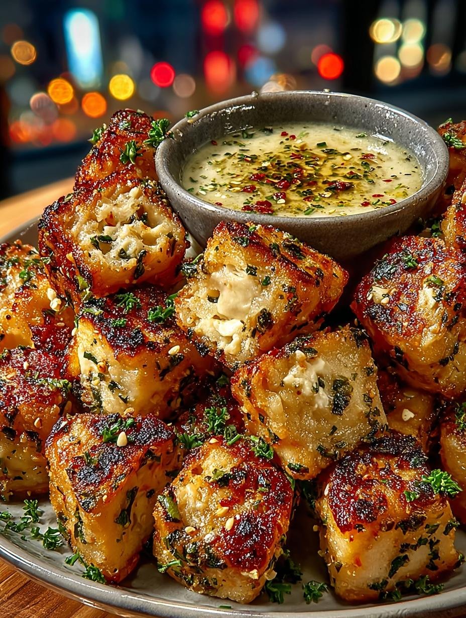 Garlic Parmesan Chicken Cubes