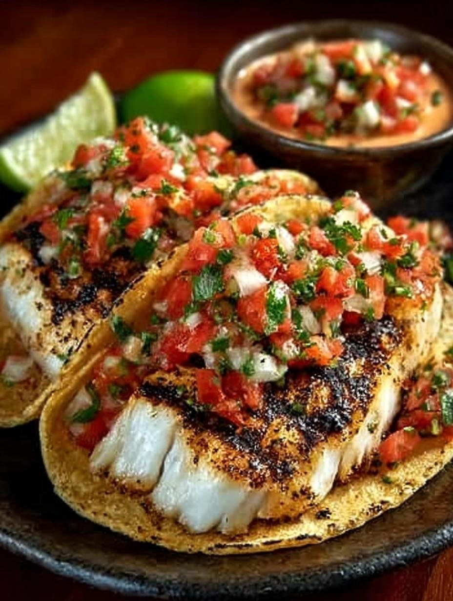 Grilled Fish Tacos with Spicy Mayo: A Flavorful Delight - Grilled Fish Tacos with - main visual representation