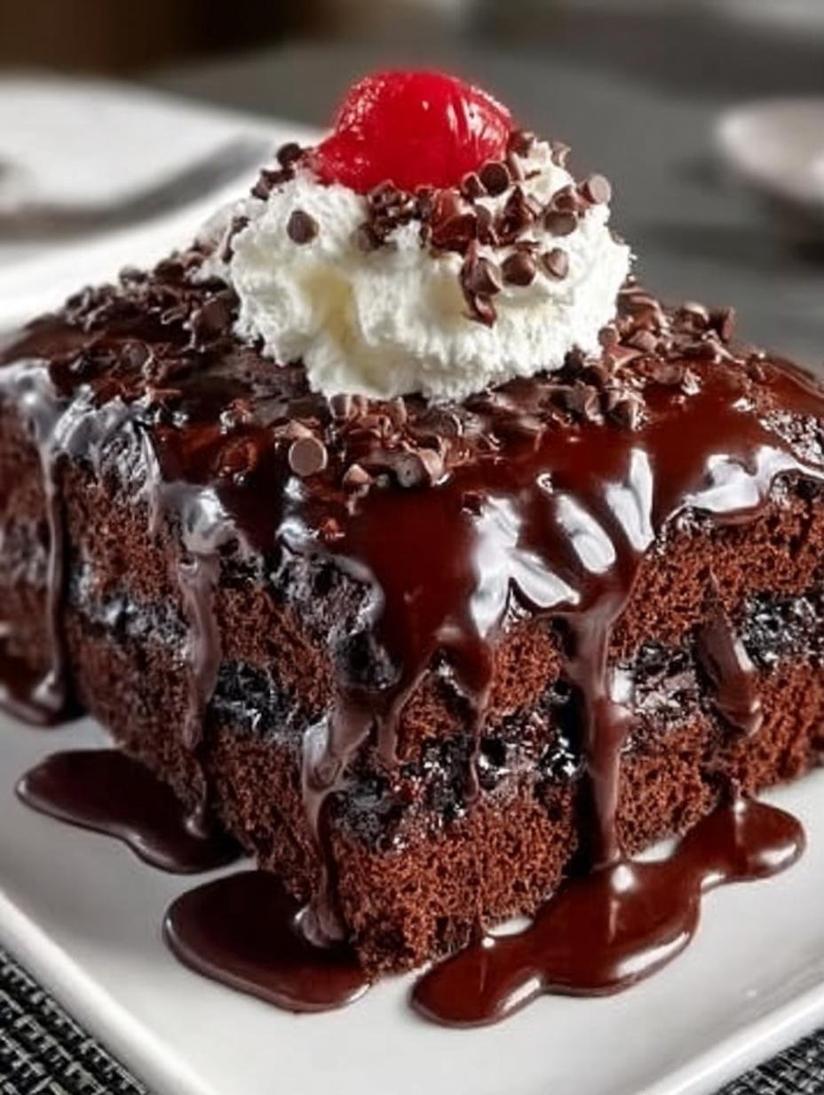 Hot Fudge Brownie Bread