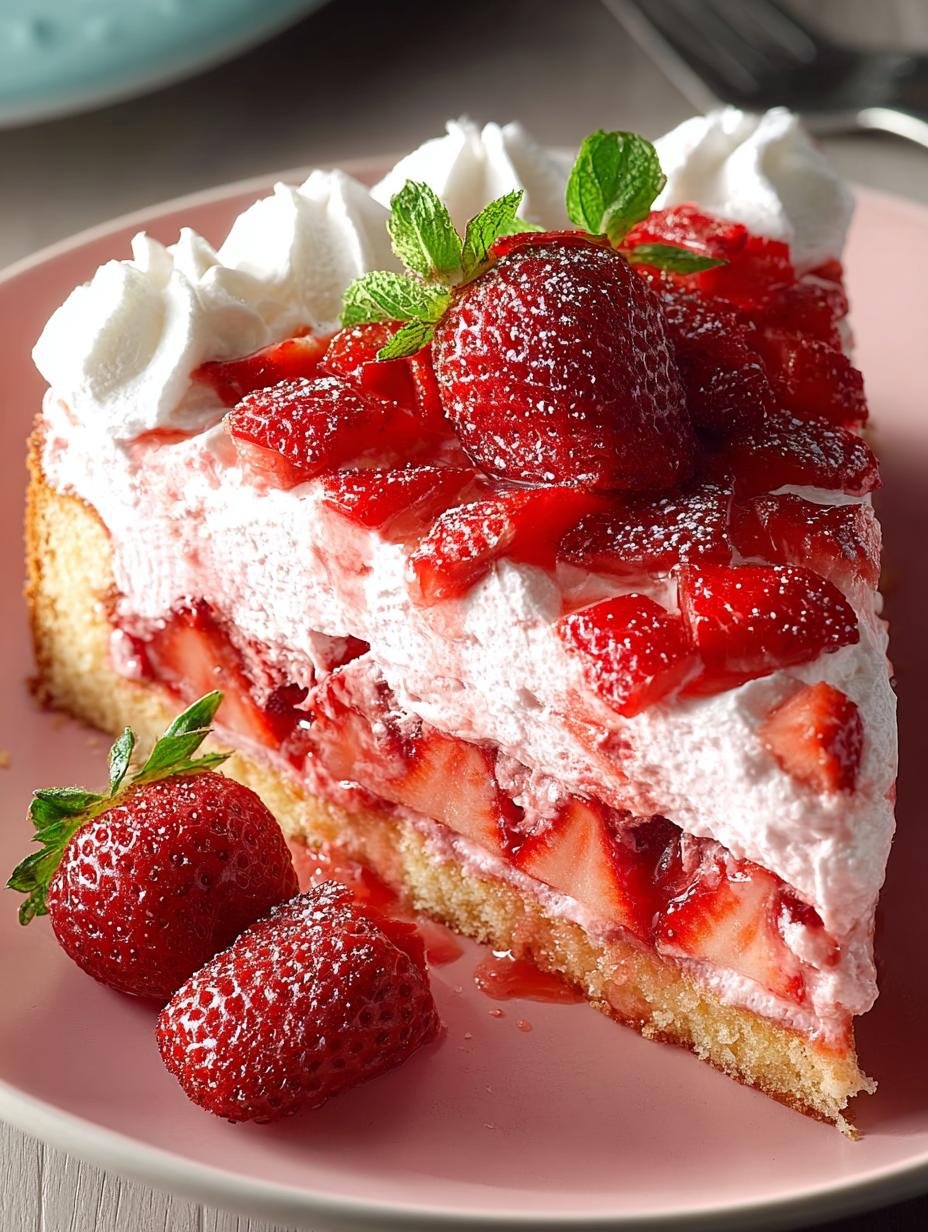 Indulge Mamaw Emilys Strawberry Cake Delight