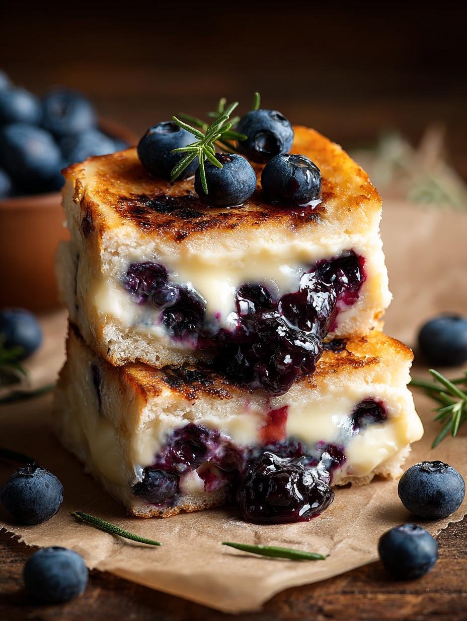 Irresistible Blueberry White Cheddar Grilled Cheese Recipe