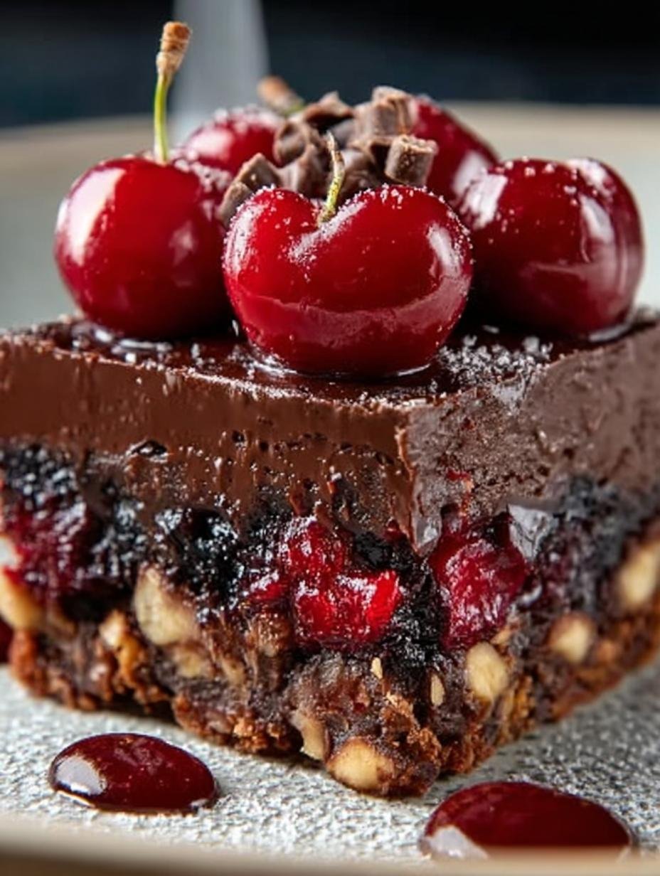 Irresistible Chocolate Cherry Magic Bars: 7 Layers of Bliss