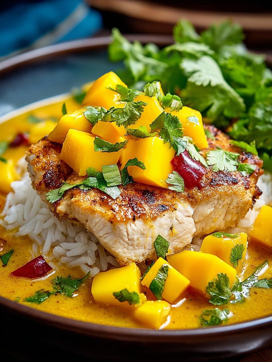 Irresistible Mango Coconut Chicken Recipe to Savor - Irresistible Mango Coconut Chicken - main visual representation