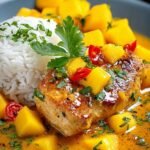 Irresistible Mango Coconut Chicken