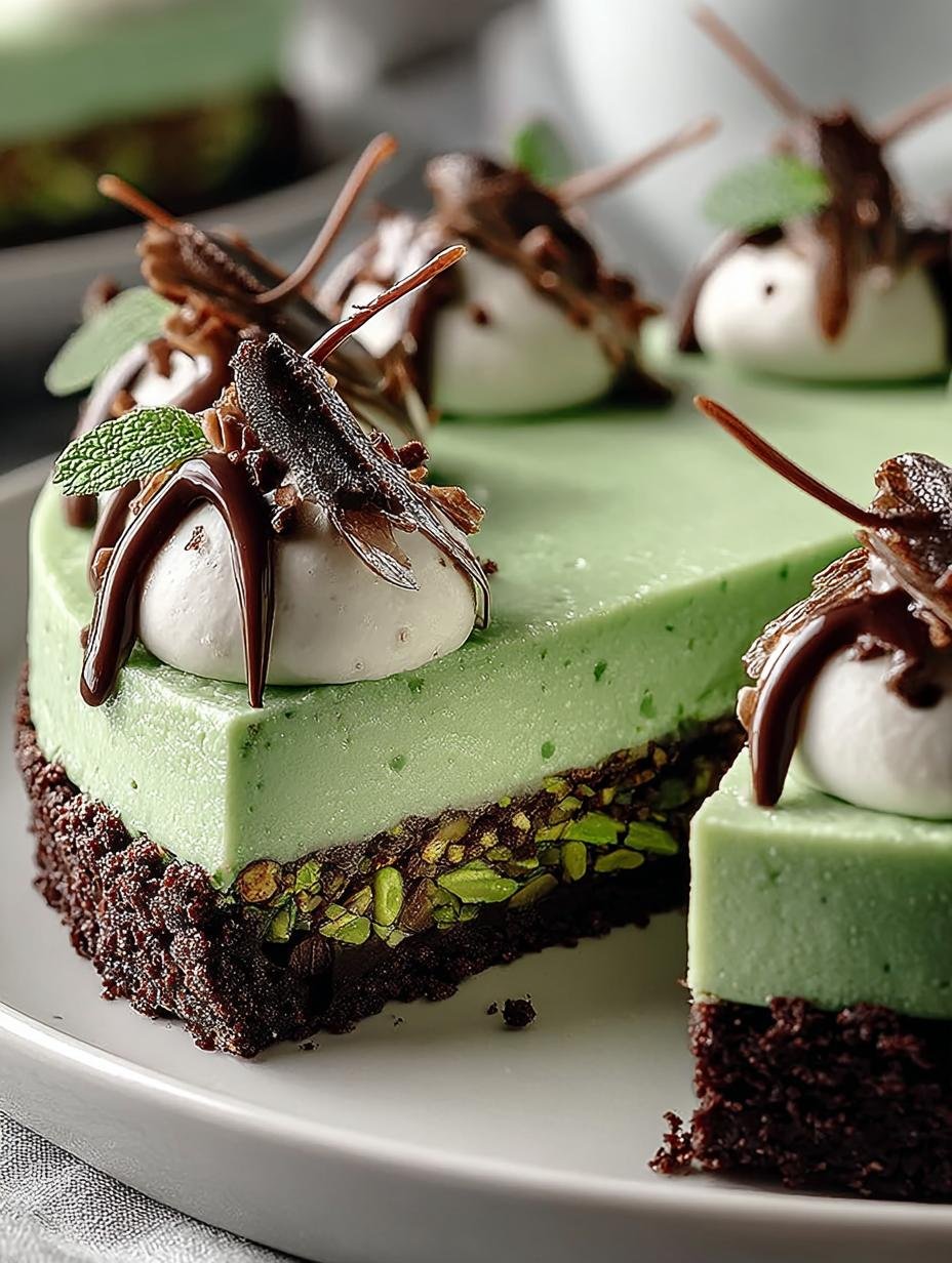 Irresistible Patricks Day Grasshopper Pie Recipe - Irresistible Patricks Day Grasshopper - additional detail