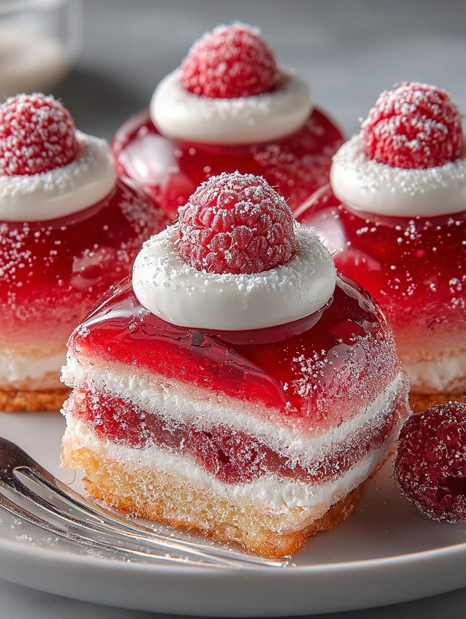 Irresistible Raspberry Jelly Cakes