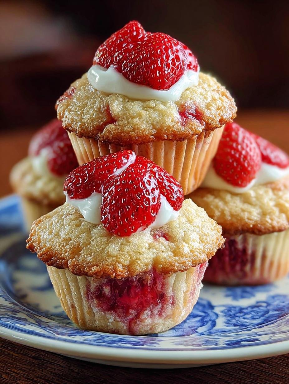 Irresistible Strawberry Shortcake Muffins