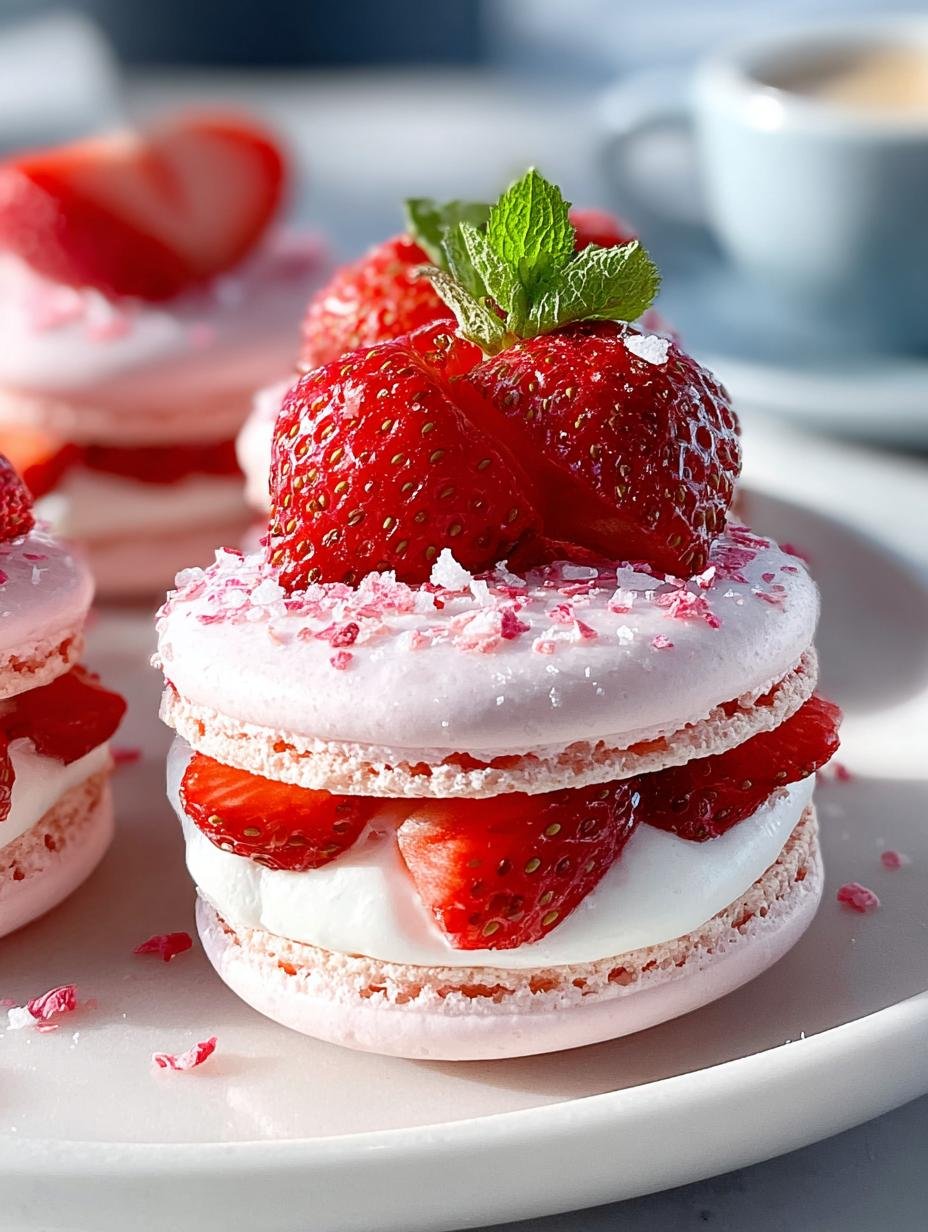 Irresistible Valentines Day Strawberry Macarons to Impress - Irresistible Valentines Day Strawberry - main visual representation