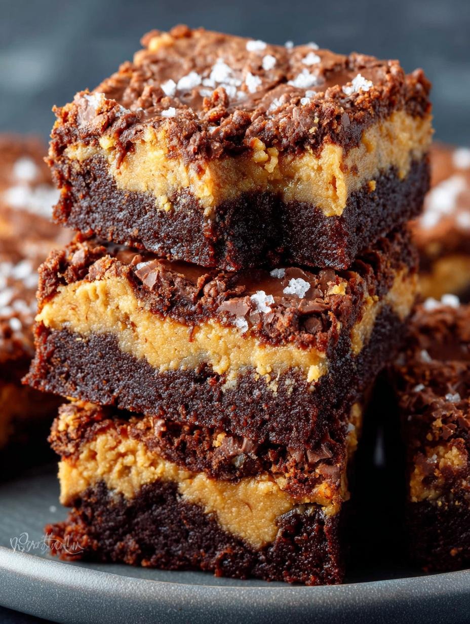 Keto Peanut Butter Brownies