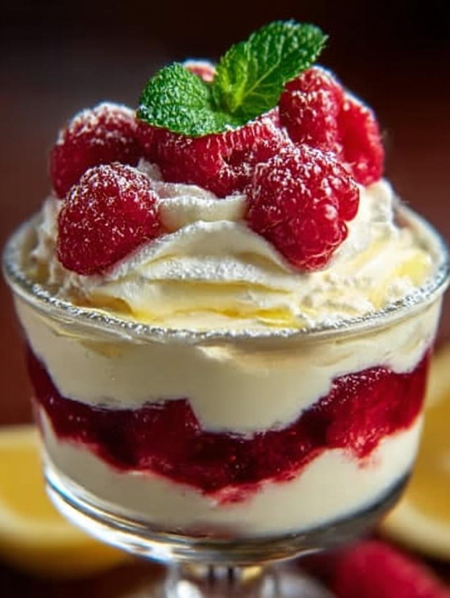 Lemon Raspberry Fluff For Refreshing Summer Delight - Lemon Raspberry Fluff For - additional detail