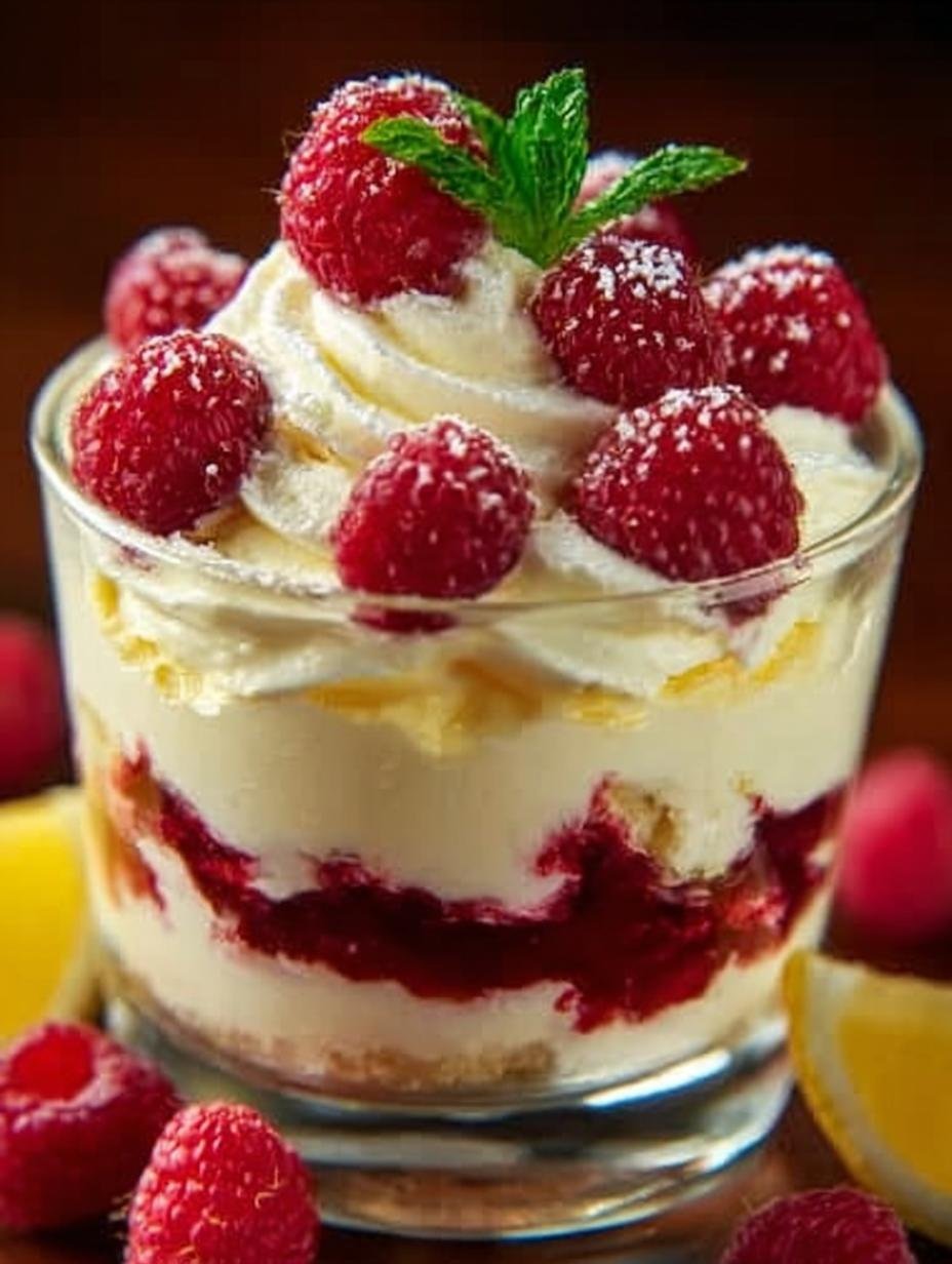 Lemon Raspberry Fluff For