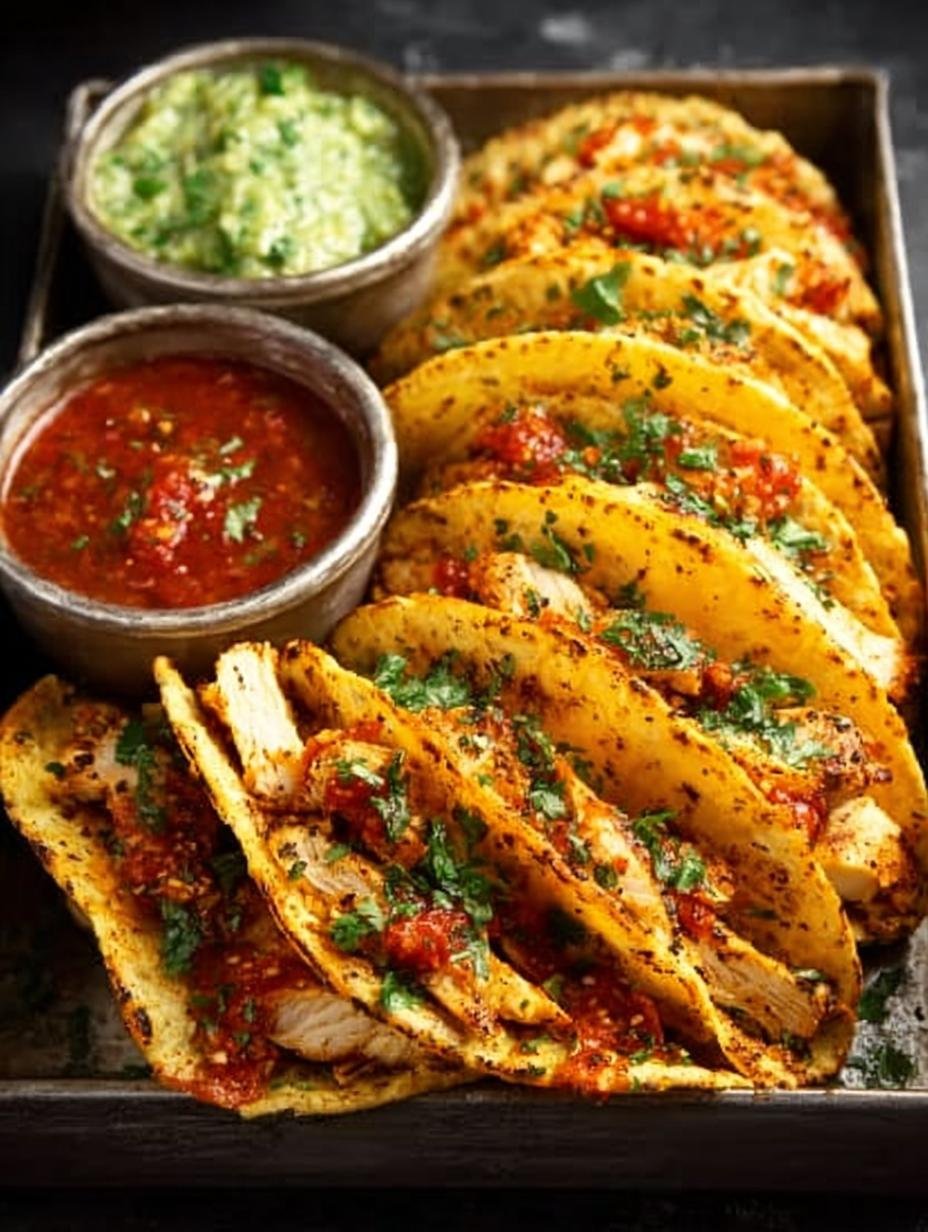 Mini Baked Chicken Tacos: 20 Minute Family Delight