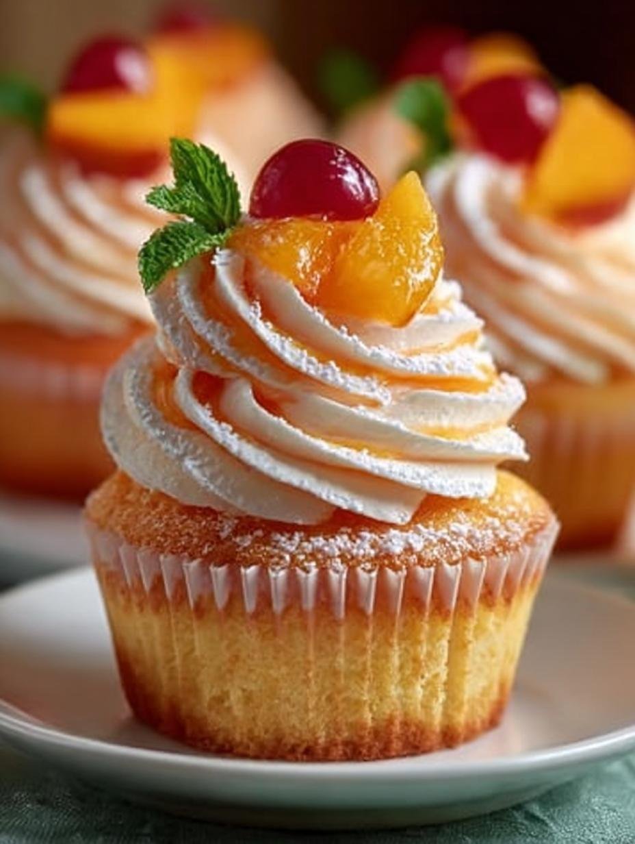 Peach Bellini Cupcakes Incredible Treat for Celebrations