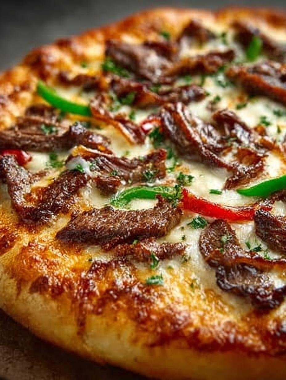 Philly Cheesesteak Pizza Incredible Recipe for Comfort Food - Philly Cheesesteak Pizza Incredible - main visual representation