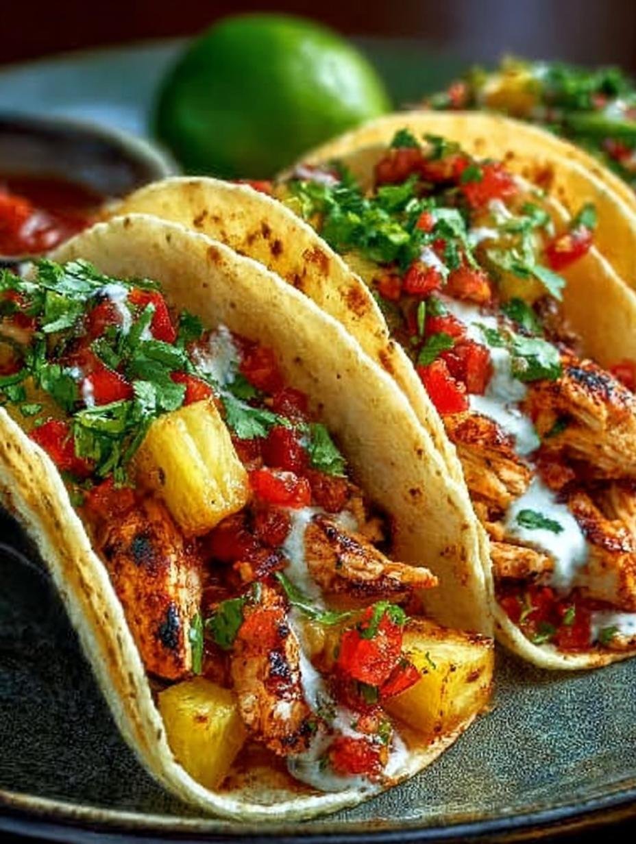 Delicious Pineapple Chicken Tacos: An Easy Recipe - Pineapple Chicken Tacos - main visual representation