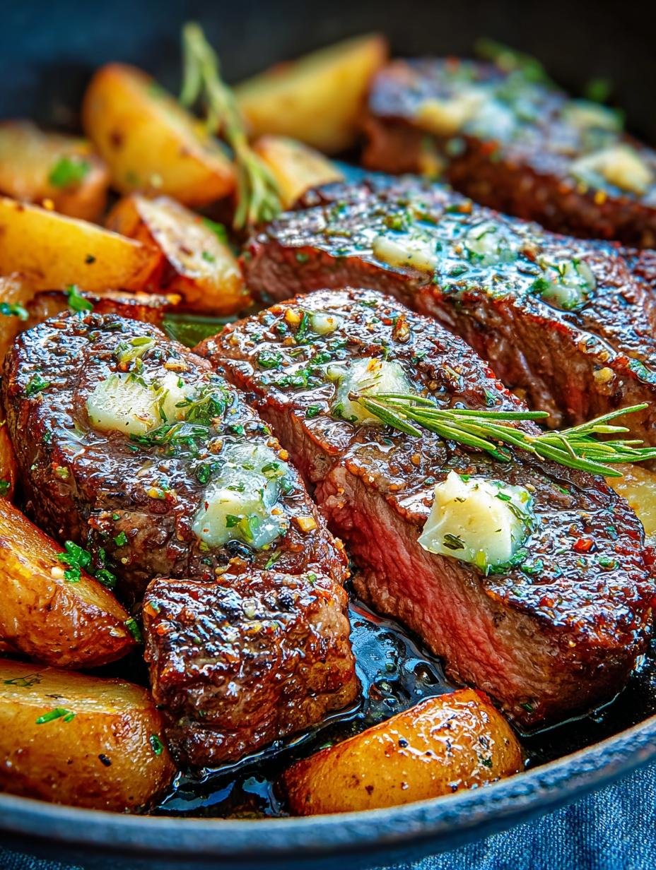 Savory Garlic Butter Steak Skillet: 35-Minute Delight - Savory Garlic Butter Steak - main visual representation