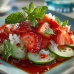 Strawberry Crackle Salad Creamy