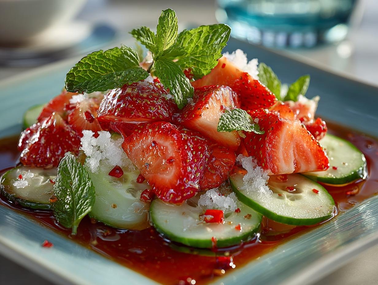 Strawberry Crackle Salad Creamy