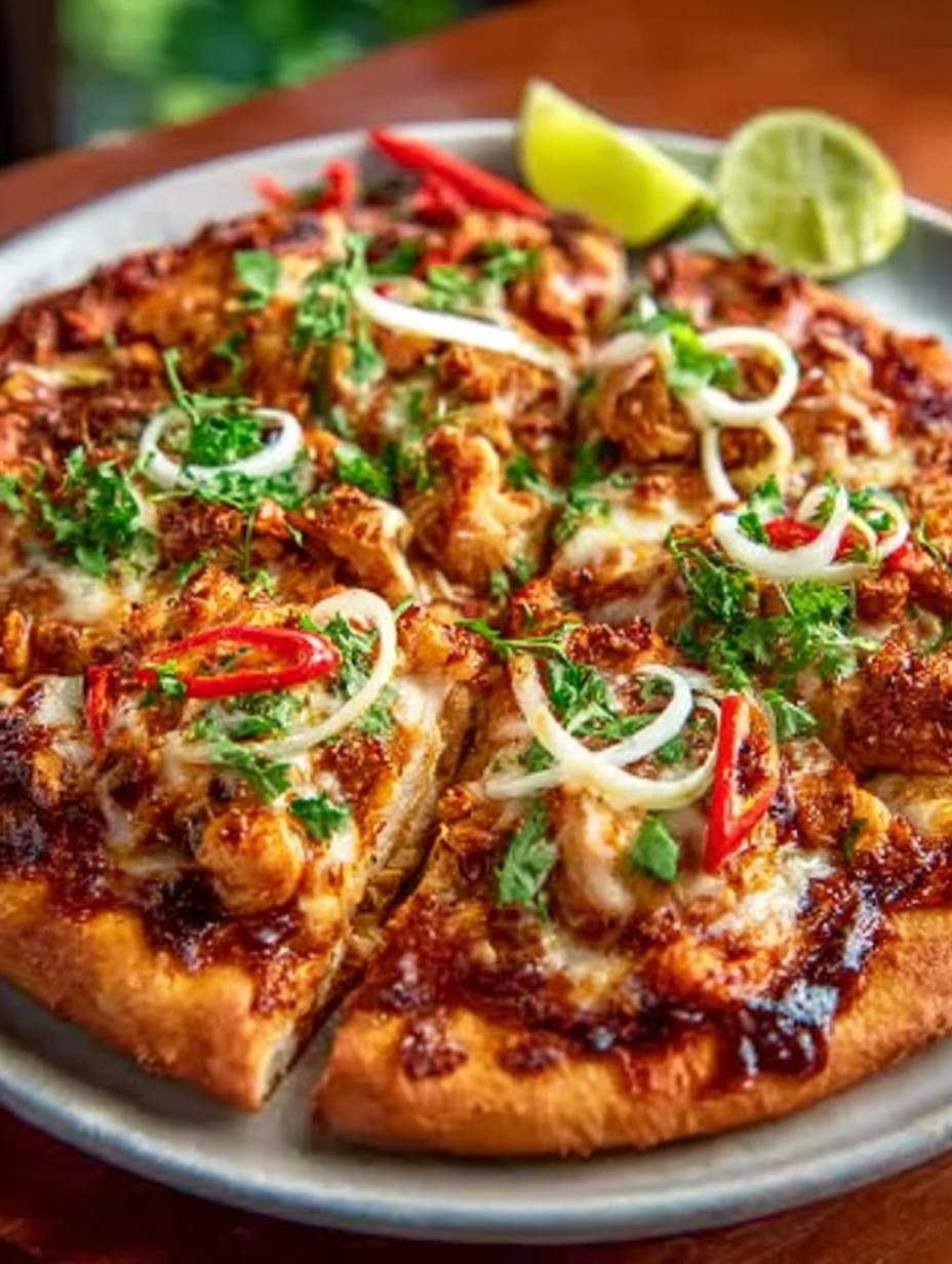 Thai Chicken Pizza Youll