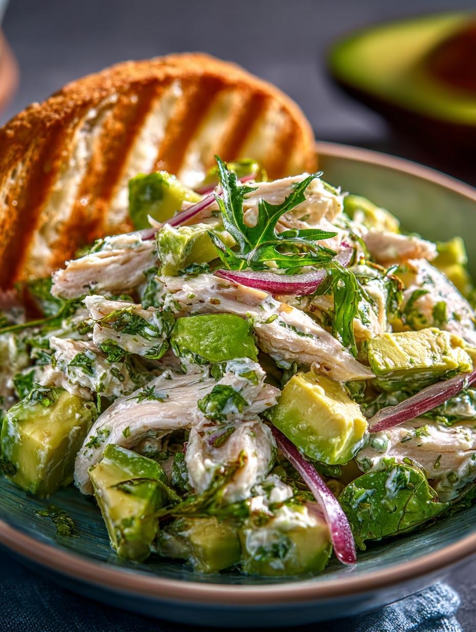 Avocado Chicken Salad For a Refreshing Summer Meal - Avocado Chicken Salad For - main visual representation