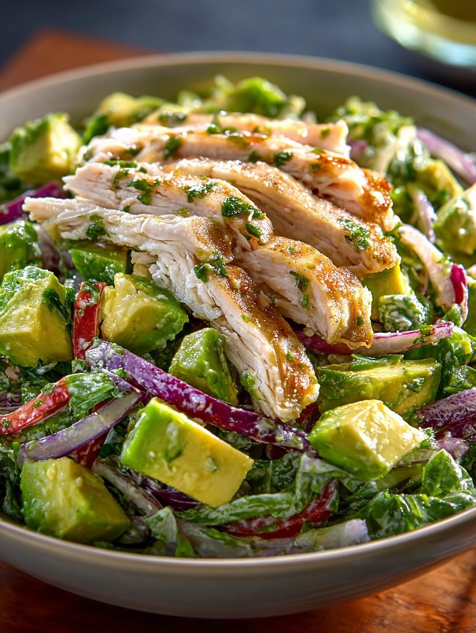 Avocado Chicken Salad For a Refreshing Summer Meal - Avocado Chicken Salad For - additional detail