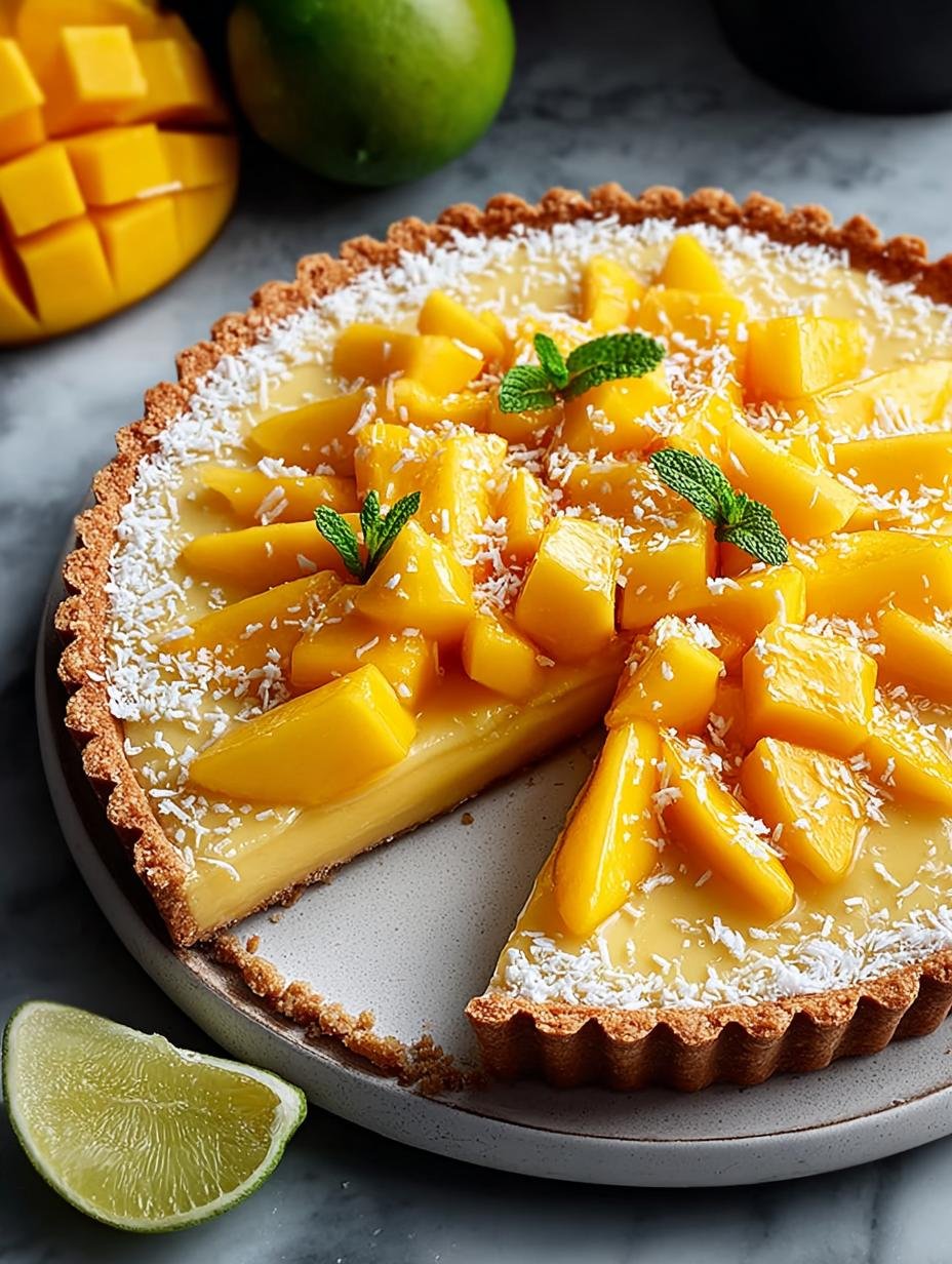 Bake Coconut Mango Tart: 5 Irresistible Tips - Bake Coconut Mango Tart - additional detail