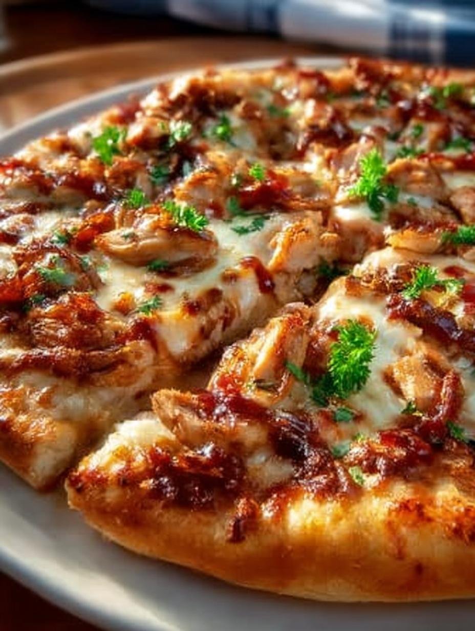 Bbq Chicken Pizza For