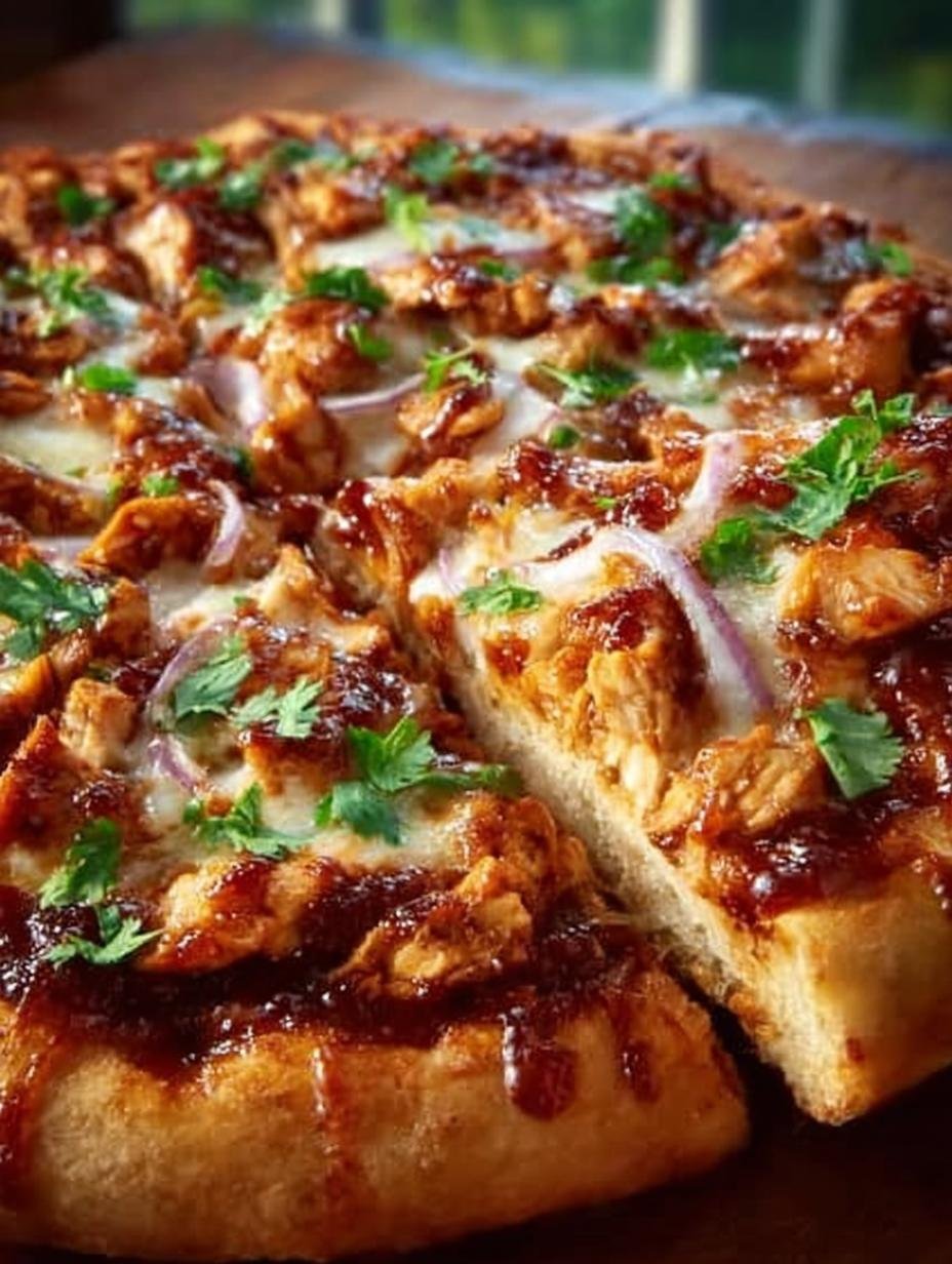 Bbq Chicken Pizza Step