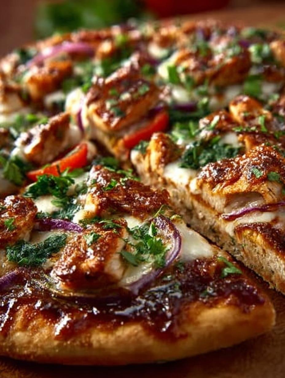 Bbq Chicken Veggie Pizza