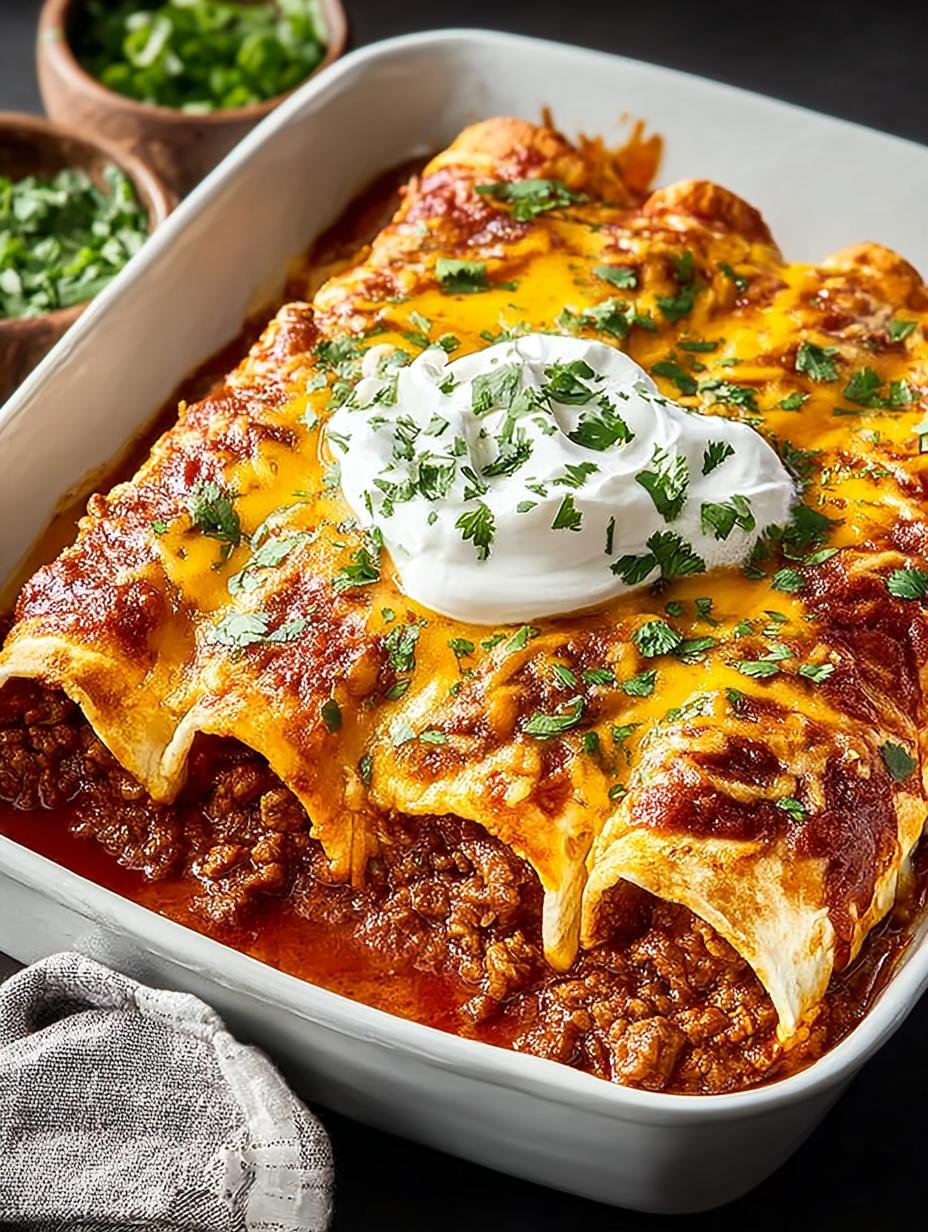 Beef Enchiladas Cheesy Comfort: 5 Easy Steps - Beef Enchiladas Cheesy Comfort - main visual representation